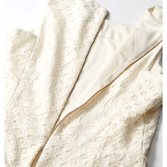 Gabby Skye cream dress size 8 - Picture 4 of 4